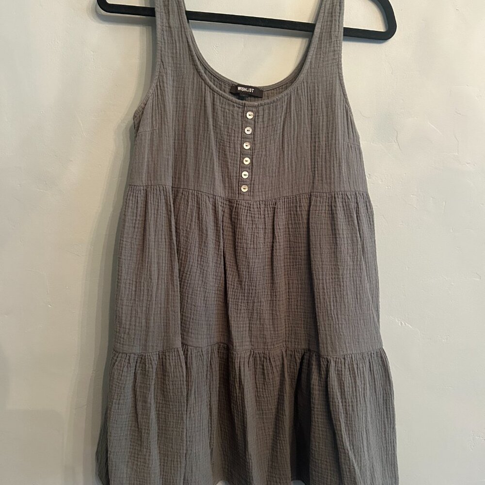 Cute Green Gauzey Dress